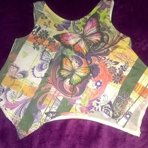 Multicolor crop top